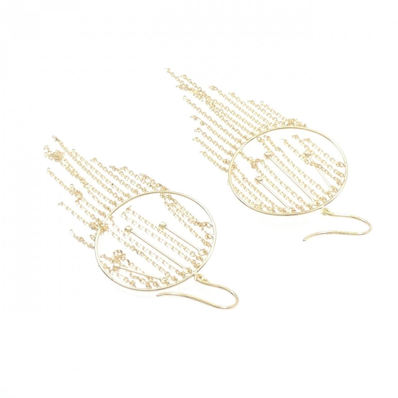 K18YG ダイヤモンド ピアス 0.06CT
