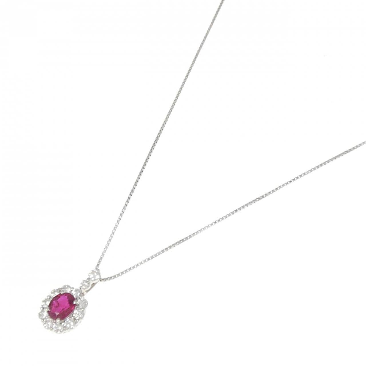 [Remake] PT Ruby Necklace 1.00CT Burmese