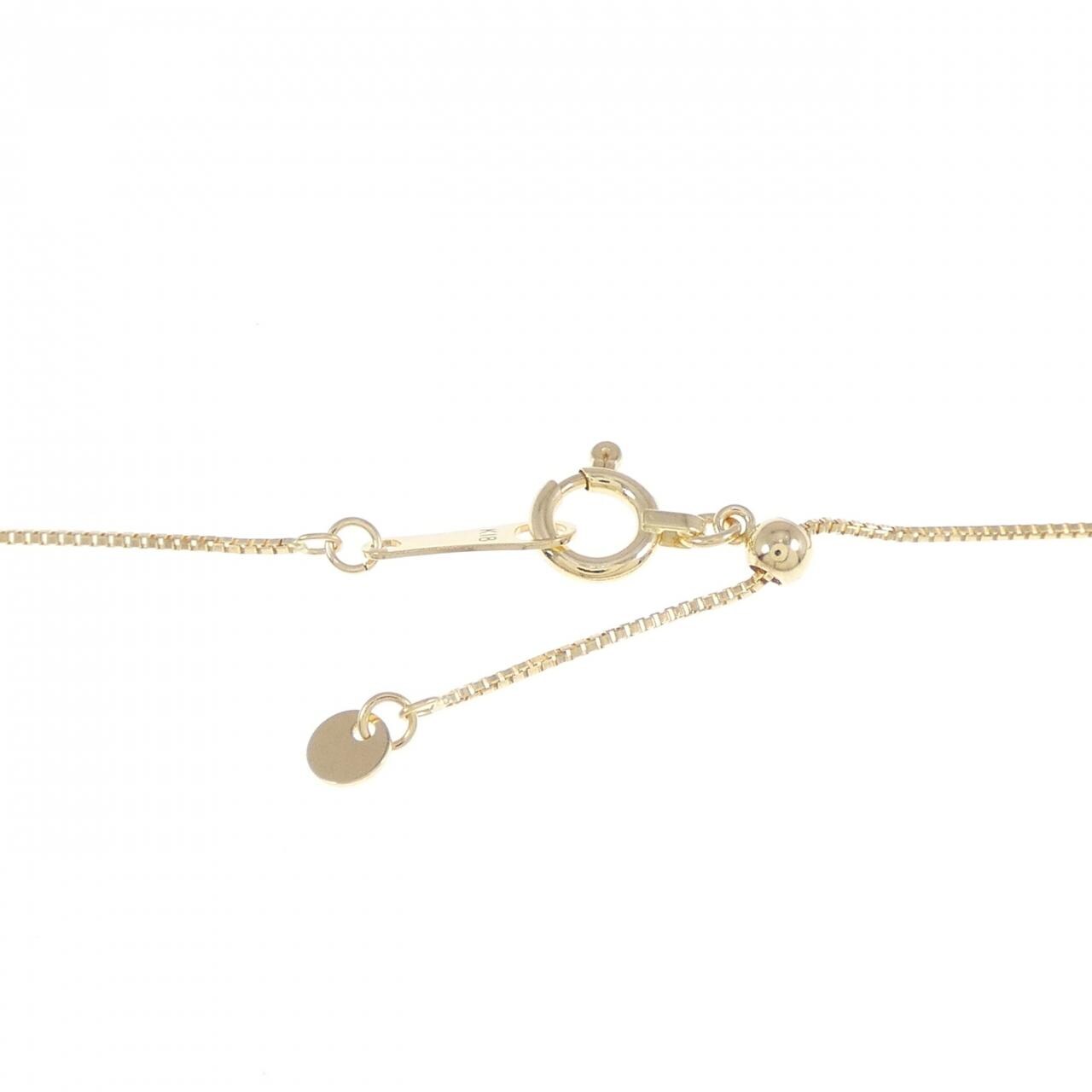 [BRAND NEW] K18YG Diamond necklace 0.17CT
