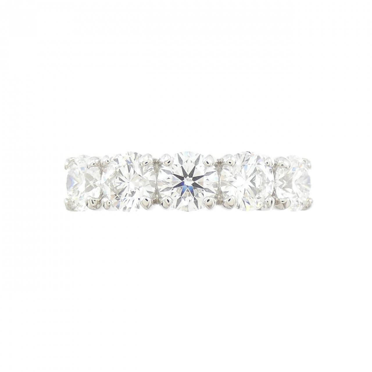 【リメイク】PT900 ダイヤモンド リング 1.539CT D VVS1-2 3EXT H&C-EXT H&C