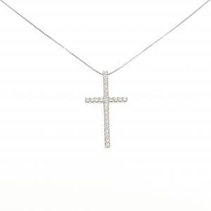 PT900/PT850 クロス ダイヤモンド ネックレス 0.50CT