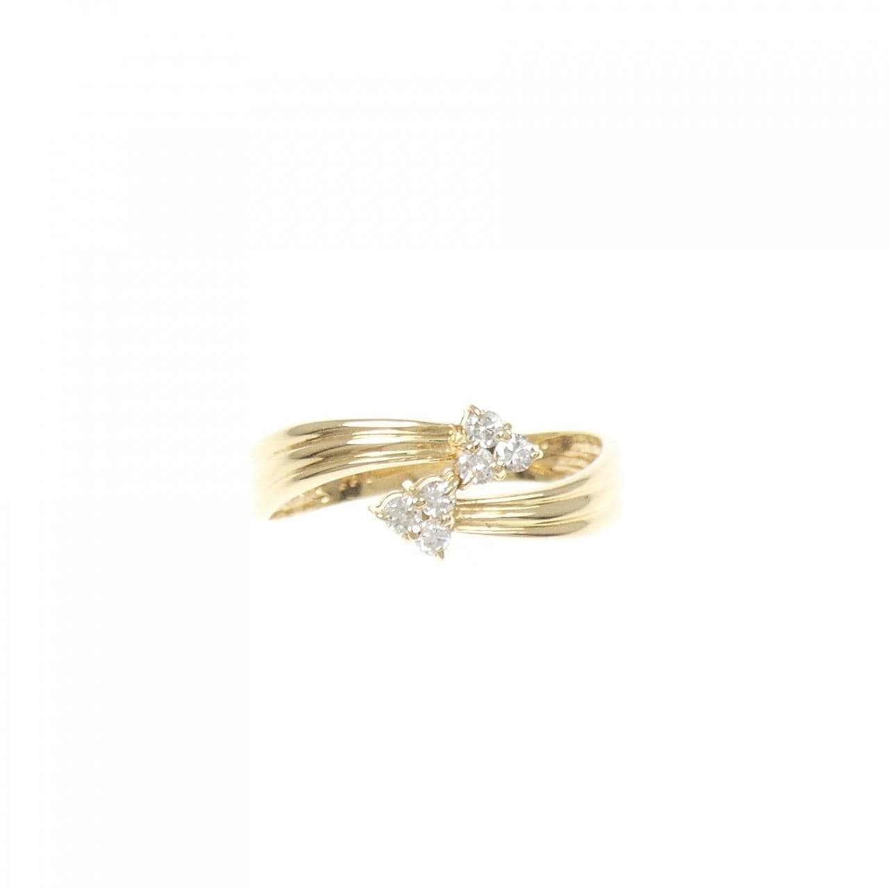 K18YG ダイヤモンド リング 0.11CT