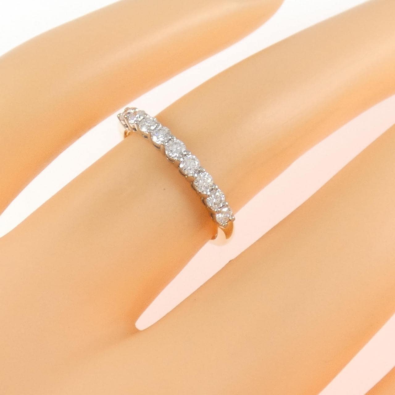 ティファニー ハーフサークル シェアドプロングセッティング リング