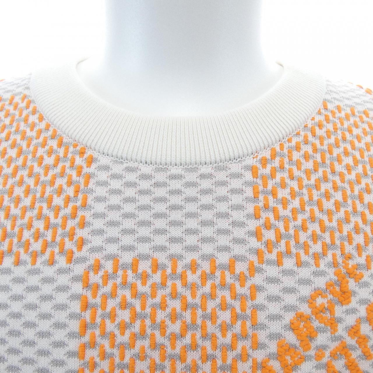 ルイヴィトン LOUIS VUITTON ダミエジャガードコットンプルオーバー HQN81WZ34 ニット