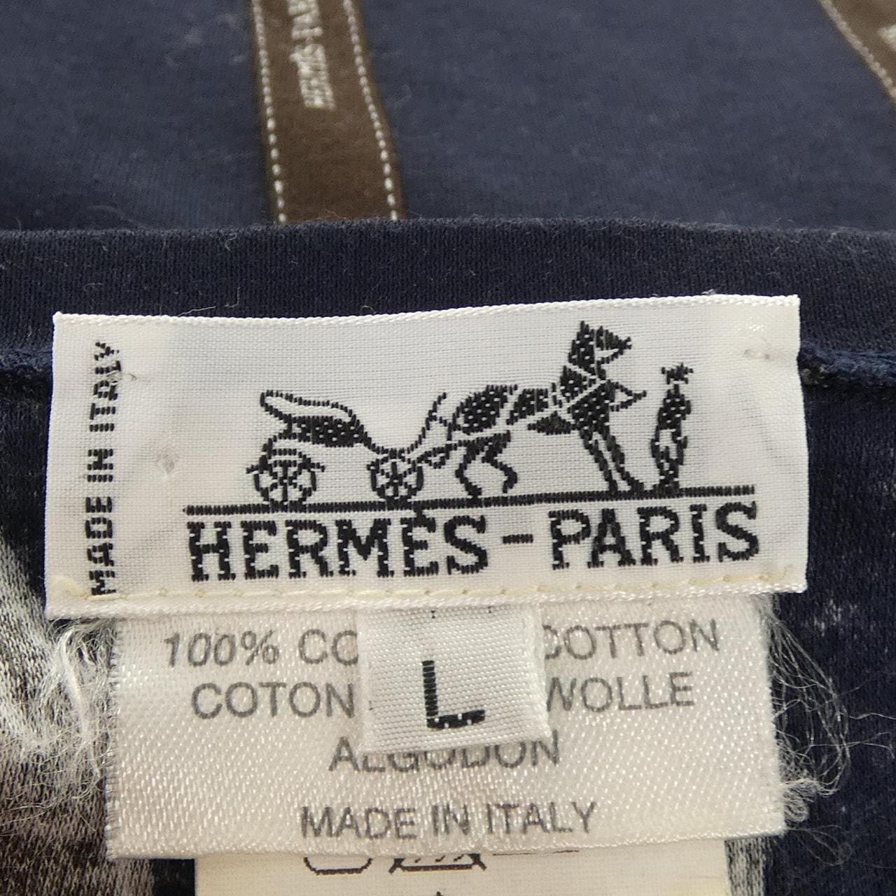 【ヴィンテージ】エルメス HERMES ボリュデュック Tシャツ