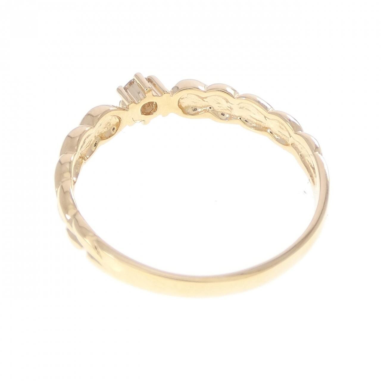 K18YG ダイヤモンド リング 0.06CT