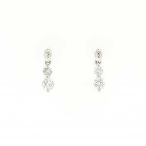 PT900 ダイヤモンド ピアス 0.50CT