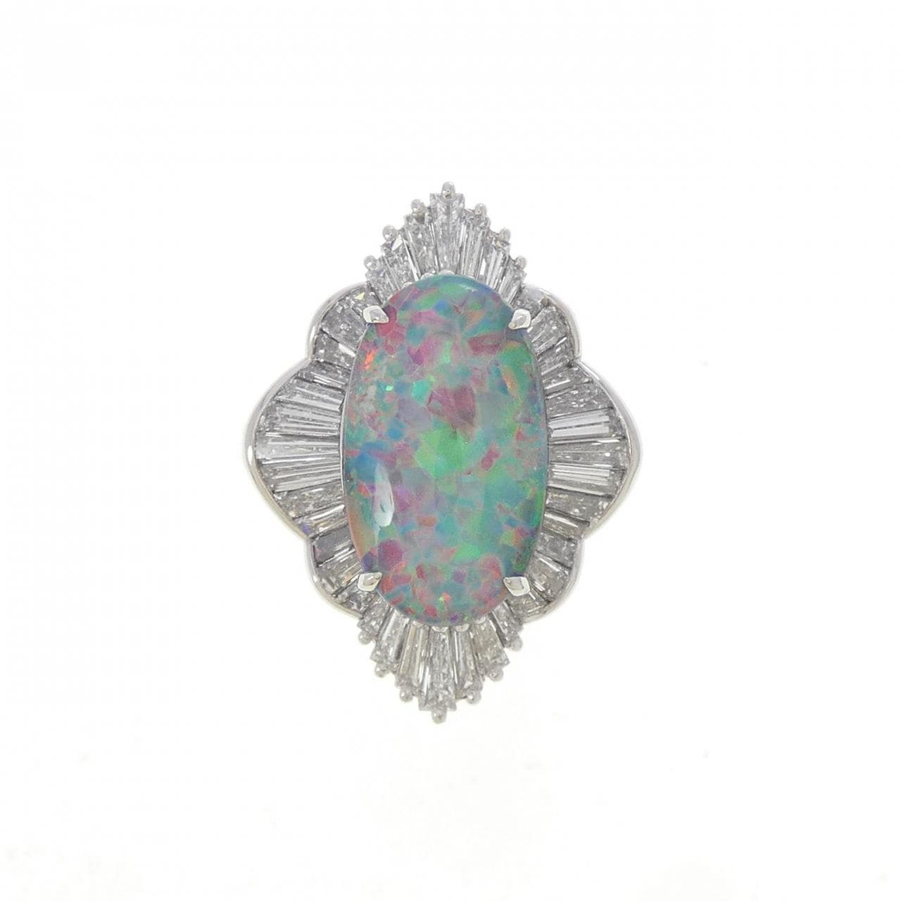 PT900 ブラックオパール リング 2.77CT