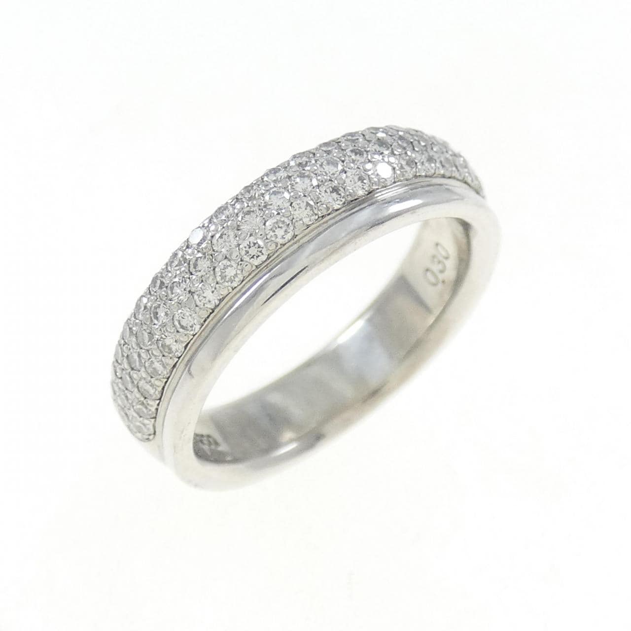 PT パヴェ ダイヤモンド ピンキー リング 0.30CT