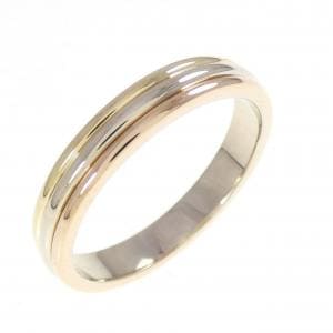 カルティエ スリーゴールドウェディング リング