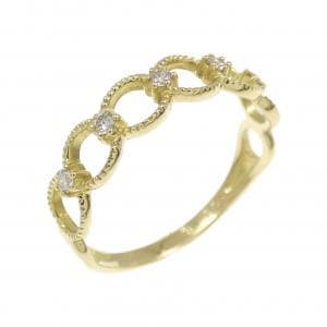 【新品】K18YG ダイヤモンド ピンキー リング 0.05CT