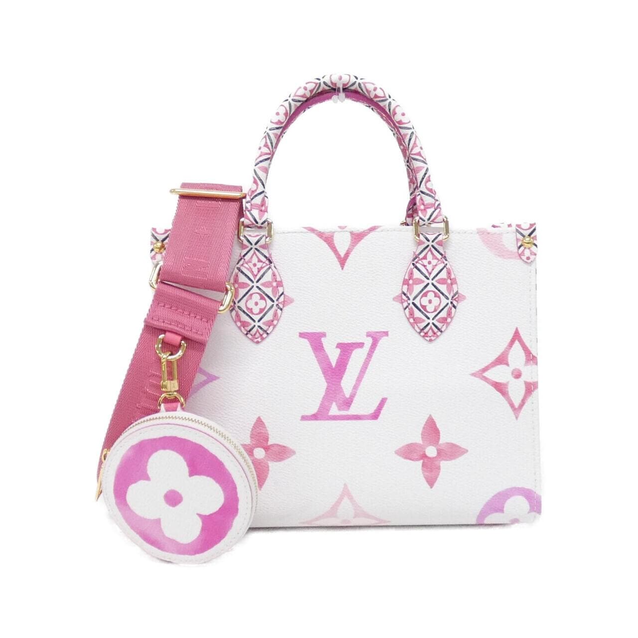 ルイヴィトン モノグラム フラワータイル(LVバイ ザプール) オンザゴー PM M22976 バッグ