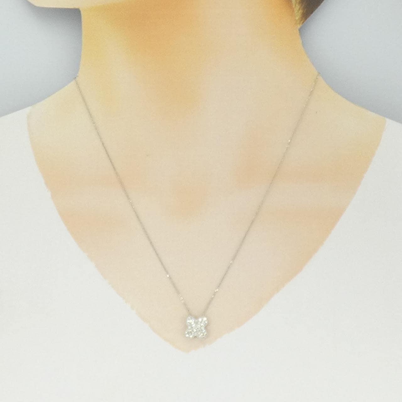PT900/PT850  ダイヤモンド ネックレス 1.00CT