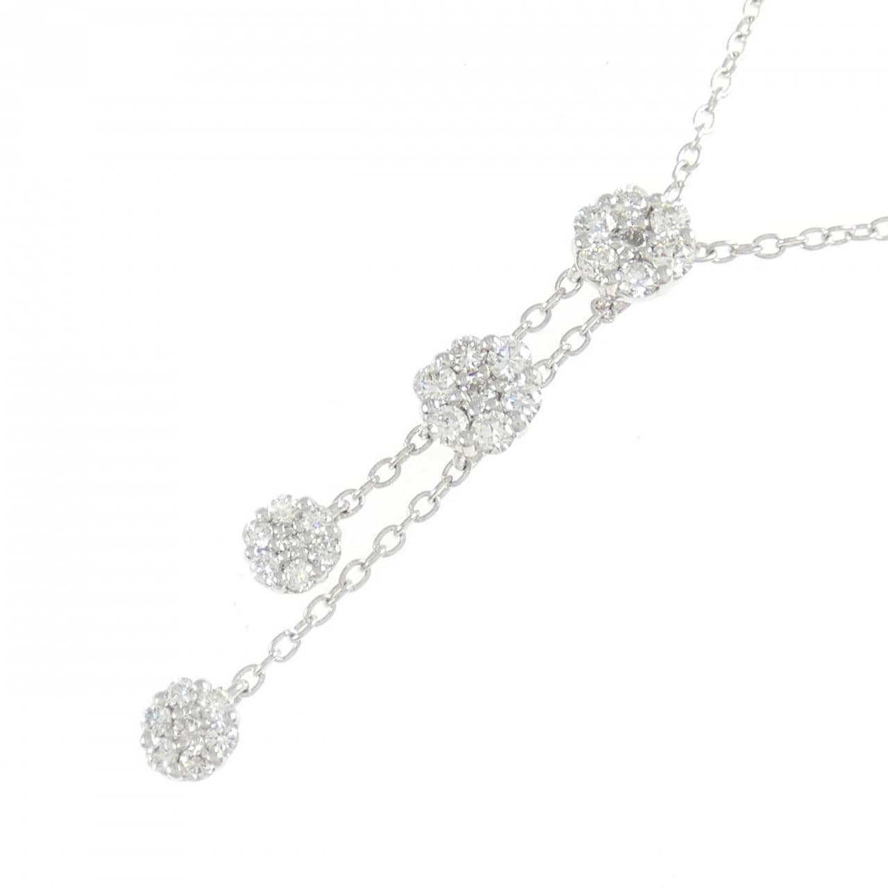 ポンテヴェキオ フラワー ネックレス 0.40CT