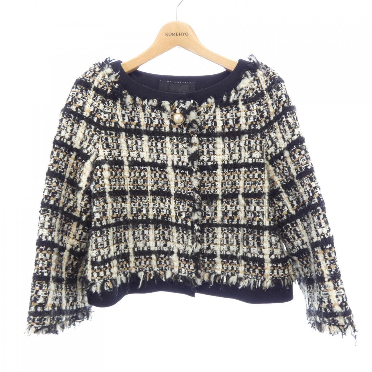 トゥービーシック TO BE CHIC ノーカラージャケット