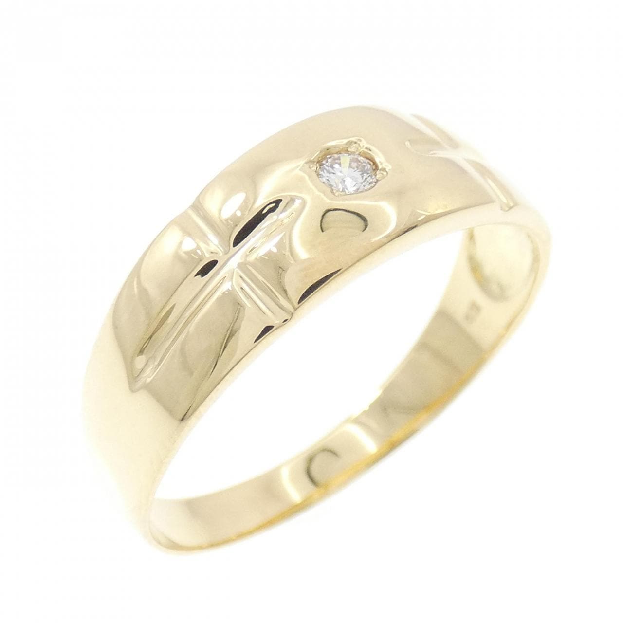 K18YG ダイヤモンド リング 0.05CT