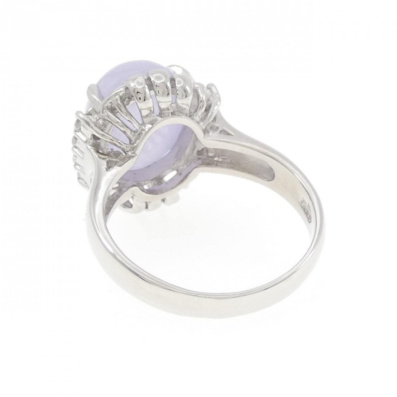PT900 ラベンダーヒスイ リング 7.62CT