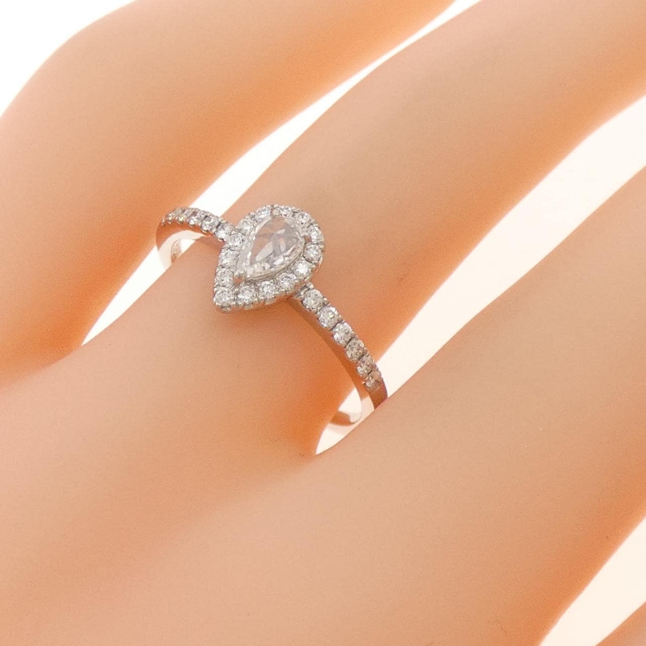 PT950 ダイヤモンド リング 0.16CT