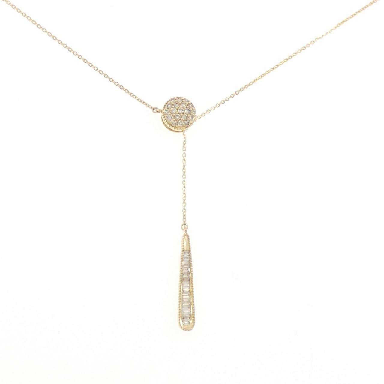 ジーエスティービー ダイヤモンド ネックレス 0.40CT