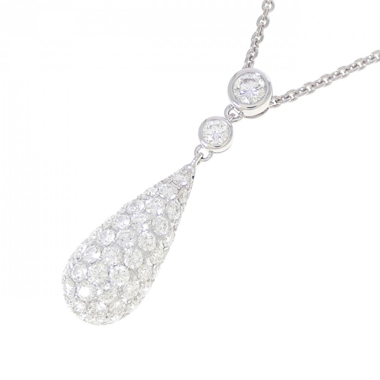 ミキモト ダイヤモンド ネックレス 0.92CT