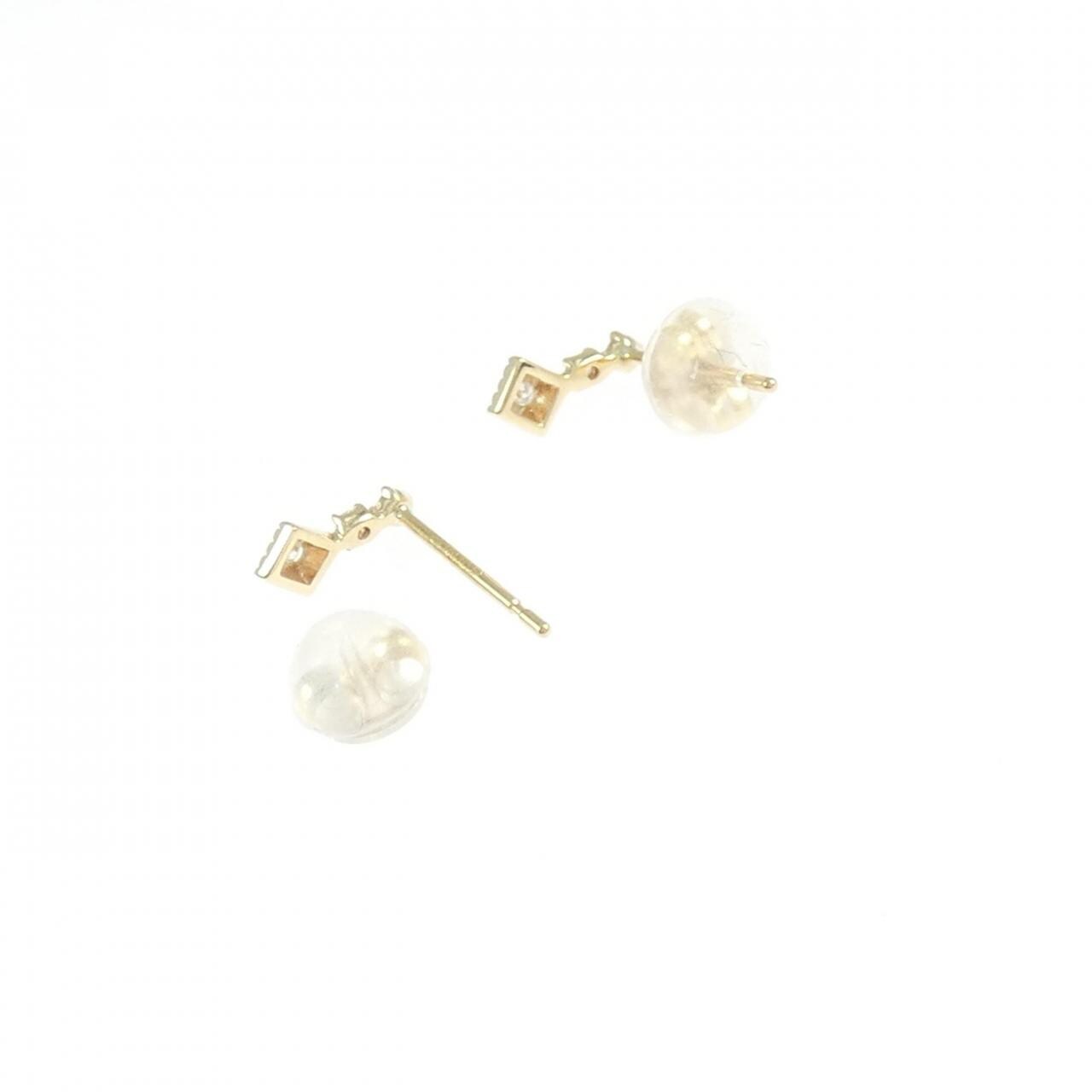 K10YG/K18YG ダイヤモンド ピアス 0.04CT