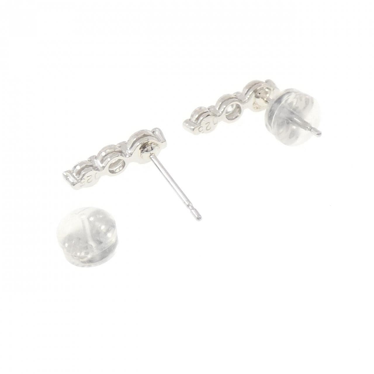 PT900 ダイヤモンド ピアス 0.50CT