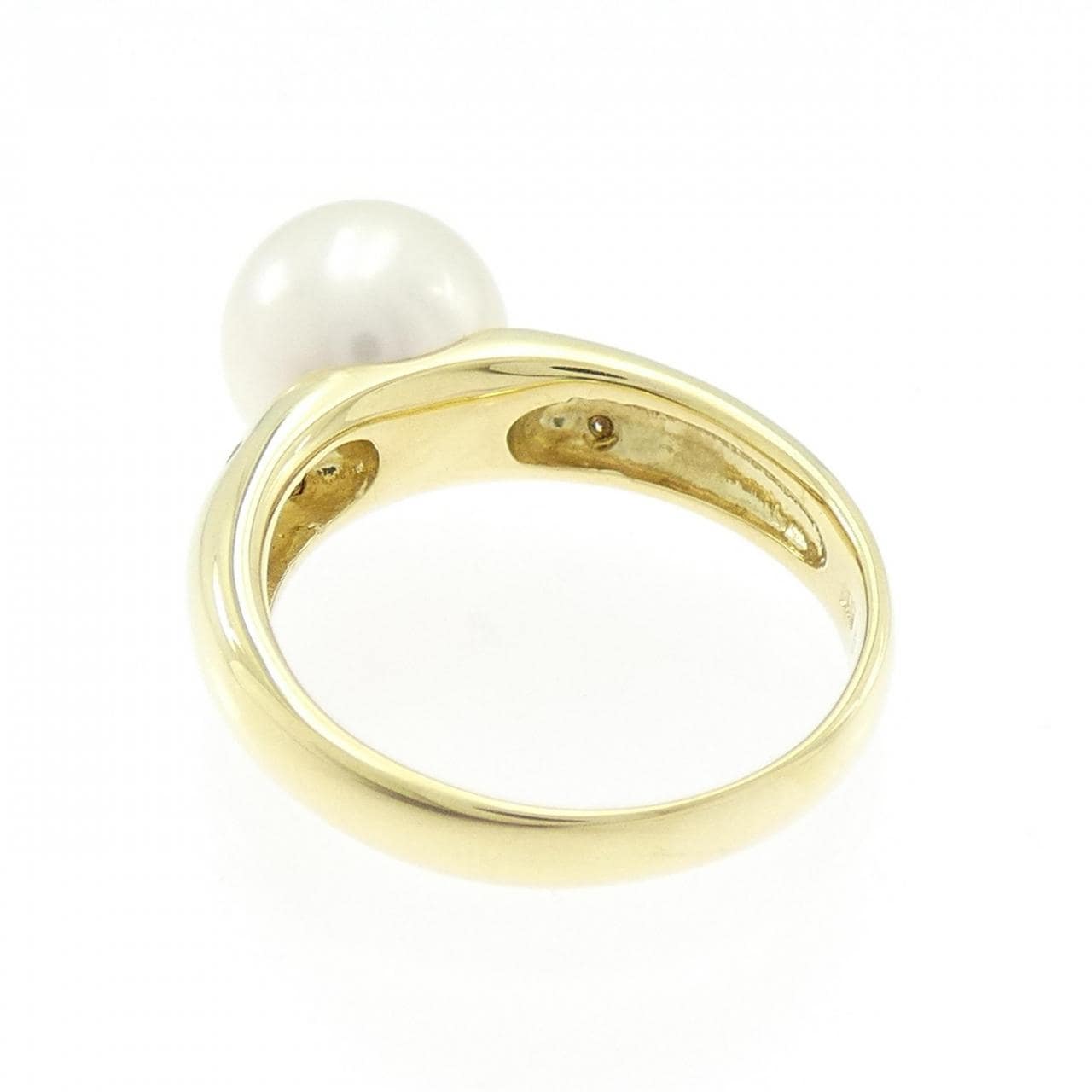 K18YG アコヤパール リング 9mm