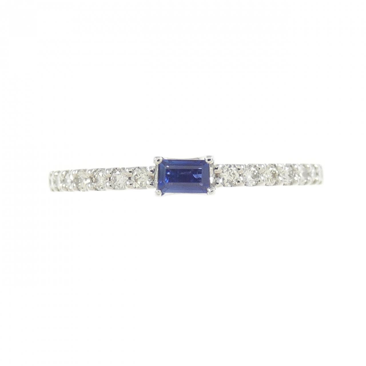 [新品] PT 蓝宝石戒指 0.10CT