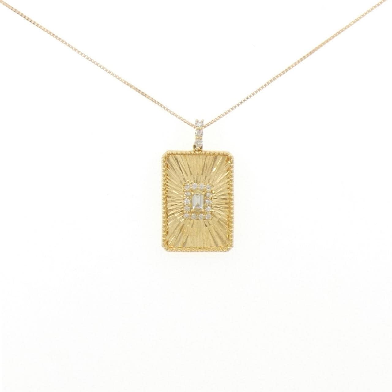 【新品】K18YG ダイヤモンド ネックレス 0.15CT