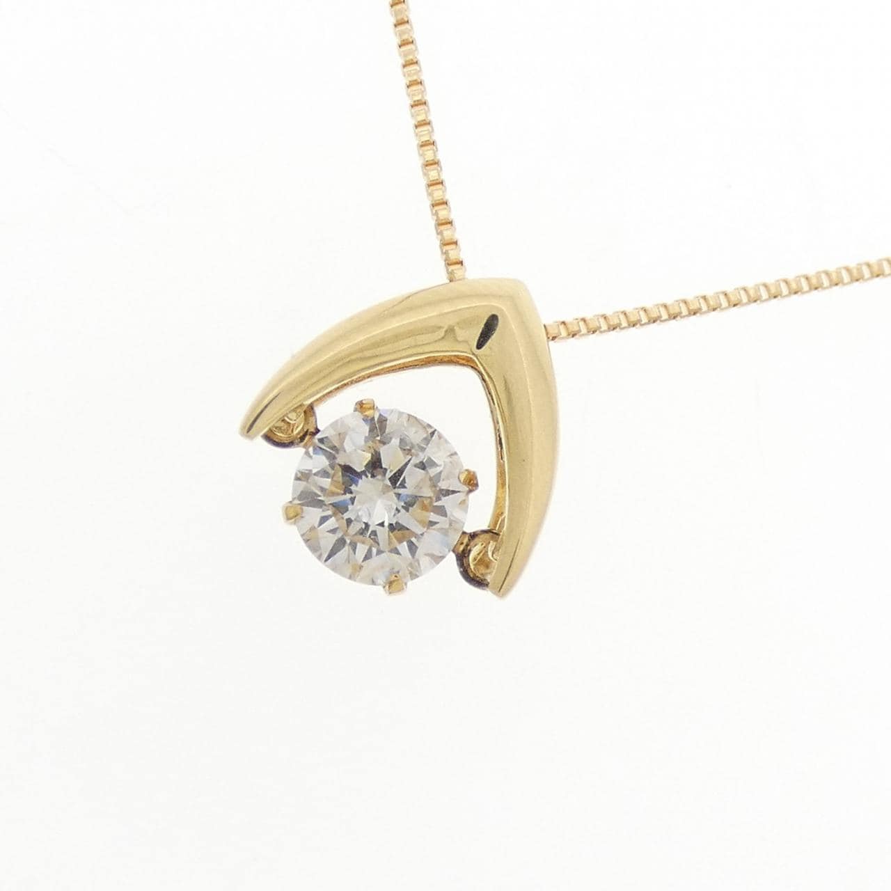 K18YG ダイヤモンド ネックレス 0.403CT