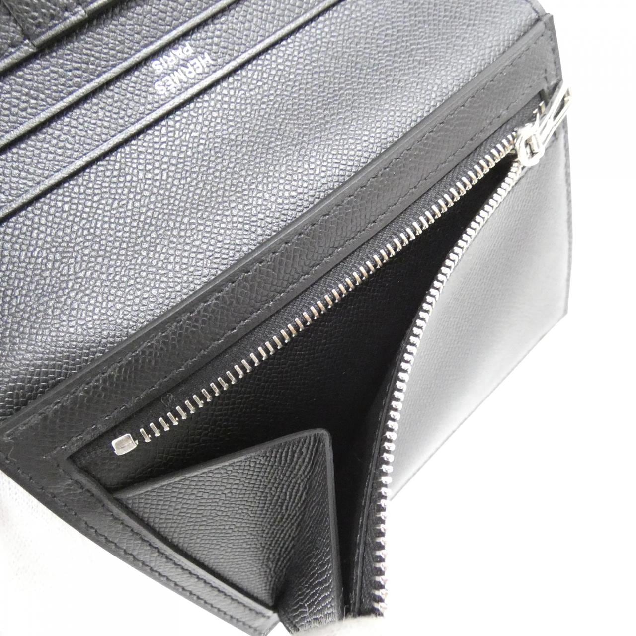 【未使用品】エルメス ベアン コンパクト モノクローム 085916CH 財布