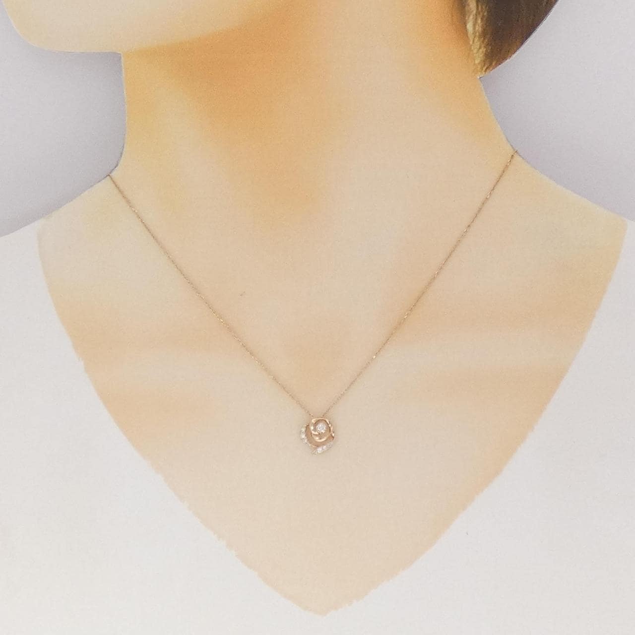 ヴァンドーム ダイヤモンド ネックレス 0.10CT