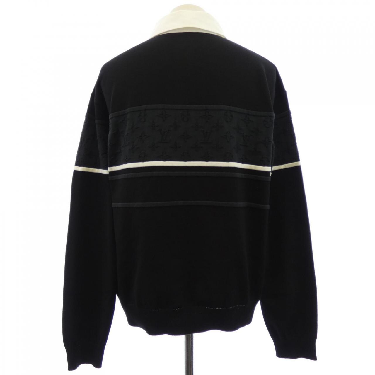 ルイヴィトン LOUIS VUITTON モノグラム ジャカード ロングスリーブポロシャツ HTN09WAUR ポロシャツ