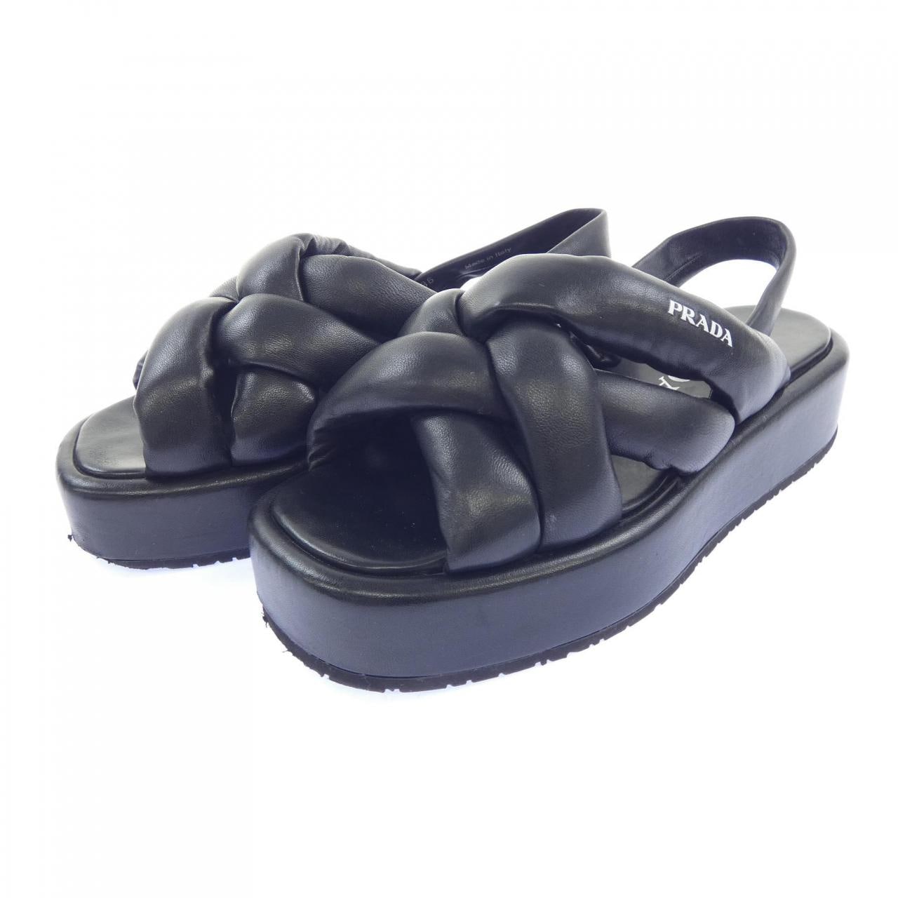 プラダ PRADA フラットフォーム 1XZ747 サンダル