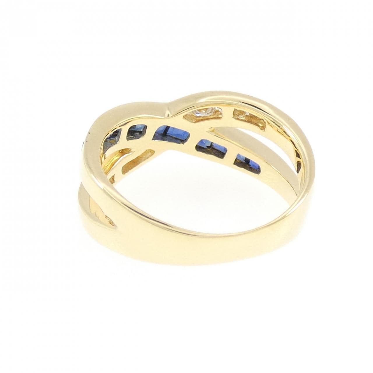 K18YG サファイヤ リング 0.97CT
