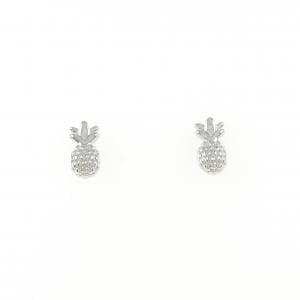 K18WG パイナップル ピアス