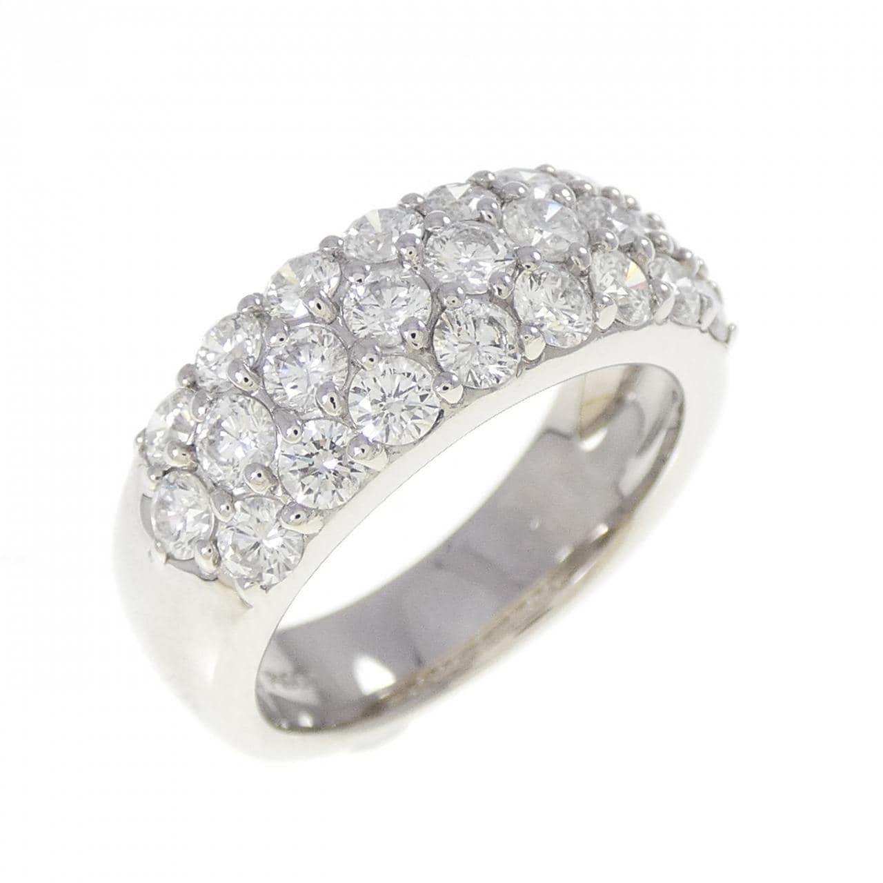 PT900 パヴェ ダイヤモンド リング 1.50CT