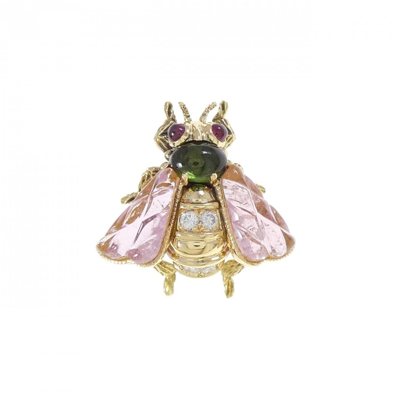 【ヴィンテージ】ショーメ カラーストーン ブローチ