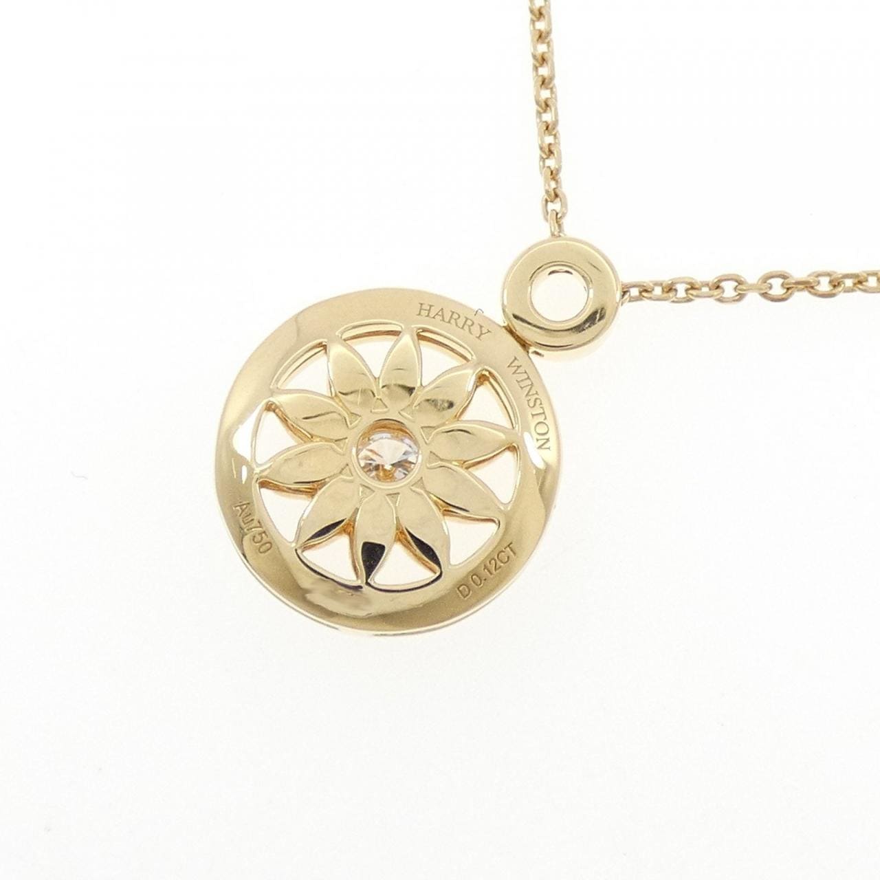 ハリーウィンストン ウィンストン ゲート ネックレス 0.12CT