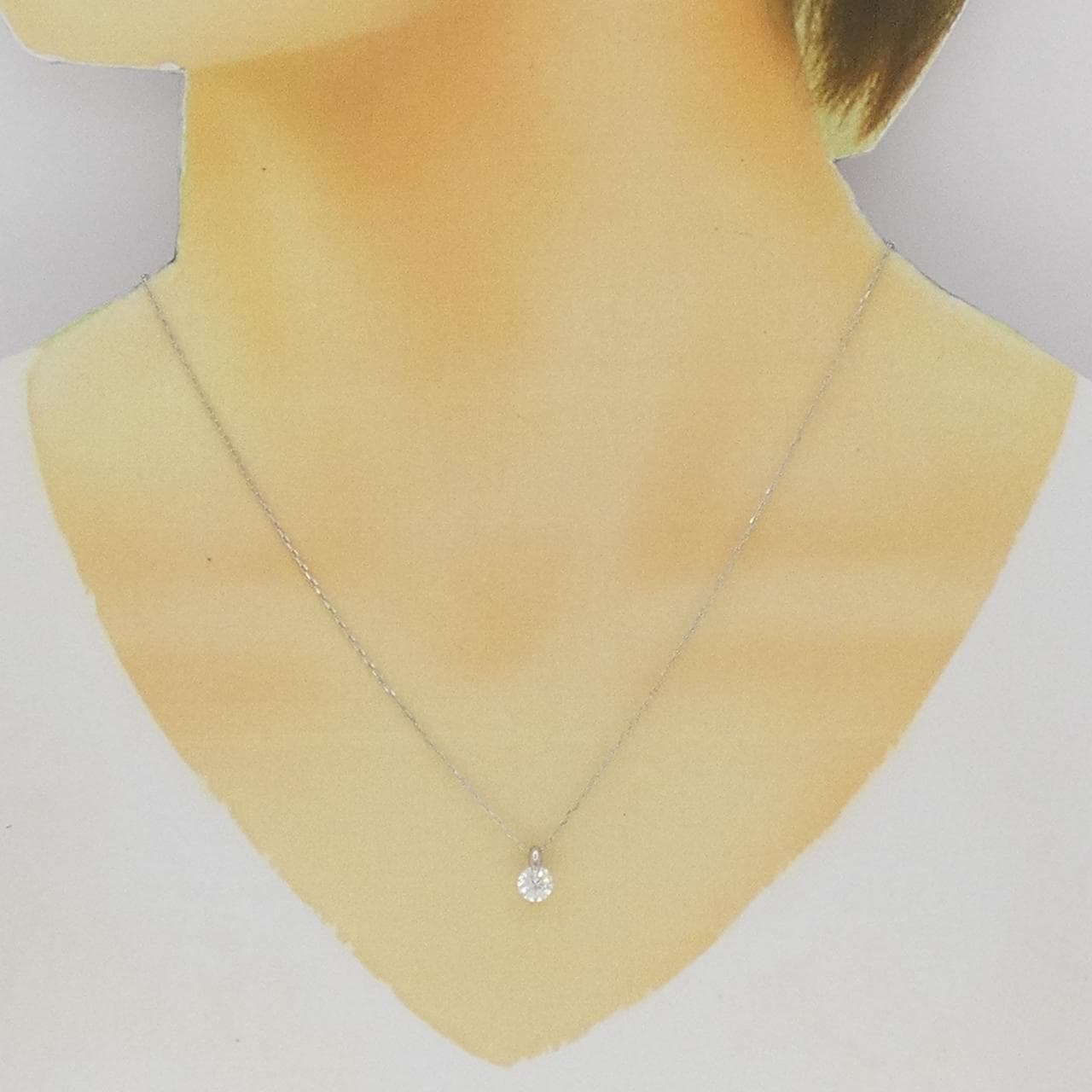 PT900/PT850 ダイヤモンド ネックレス 0.574CT