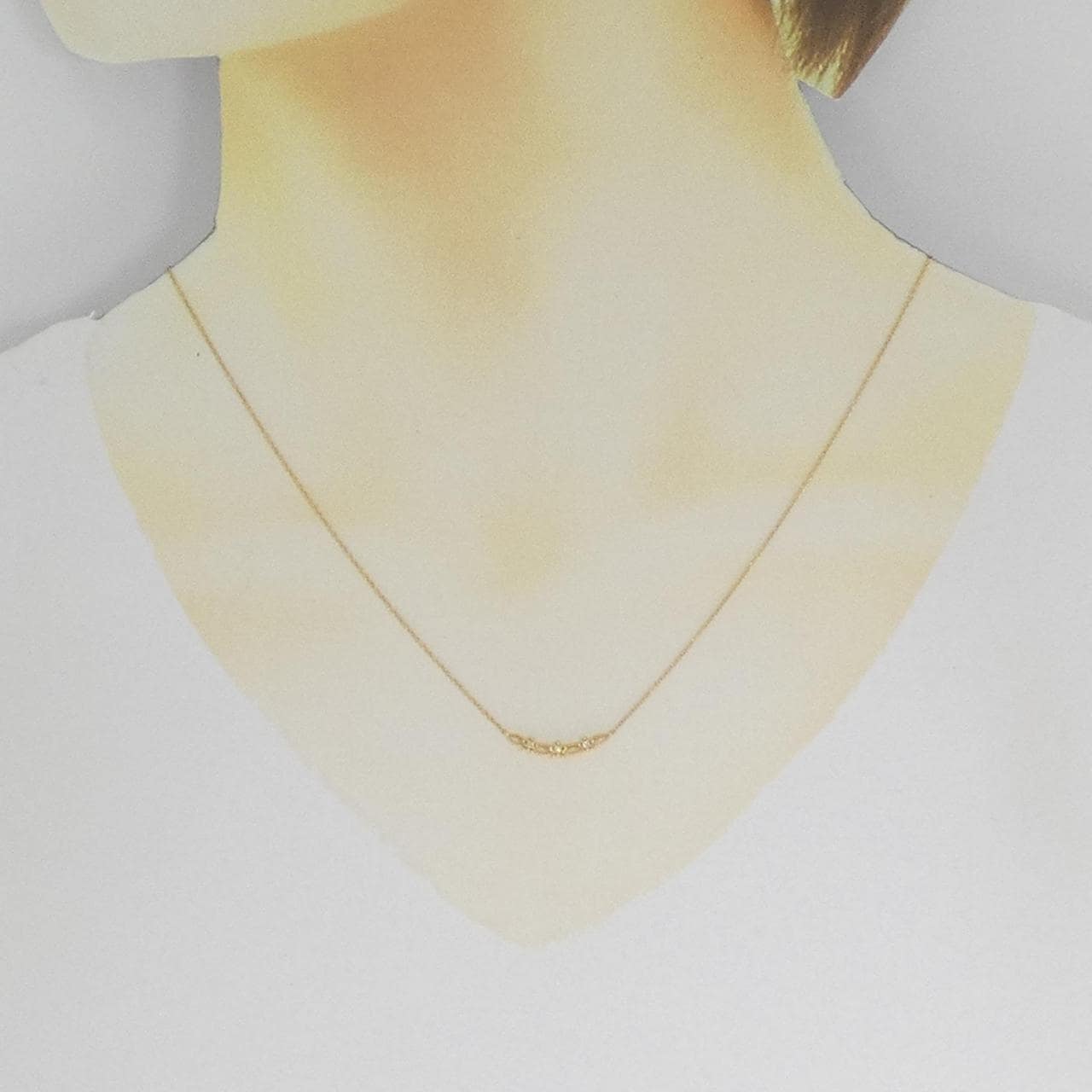 スタージュエリー ダイヤモンド ネックレス 0.03CT