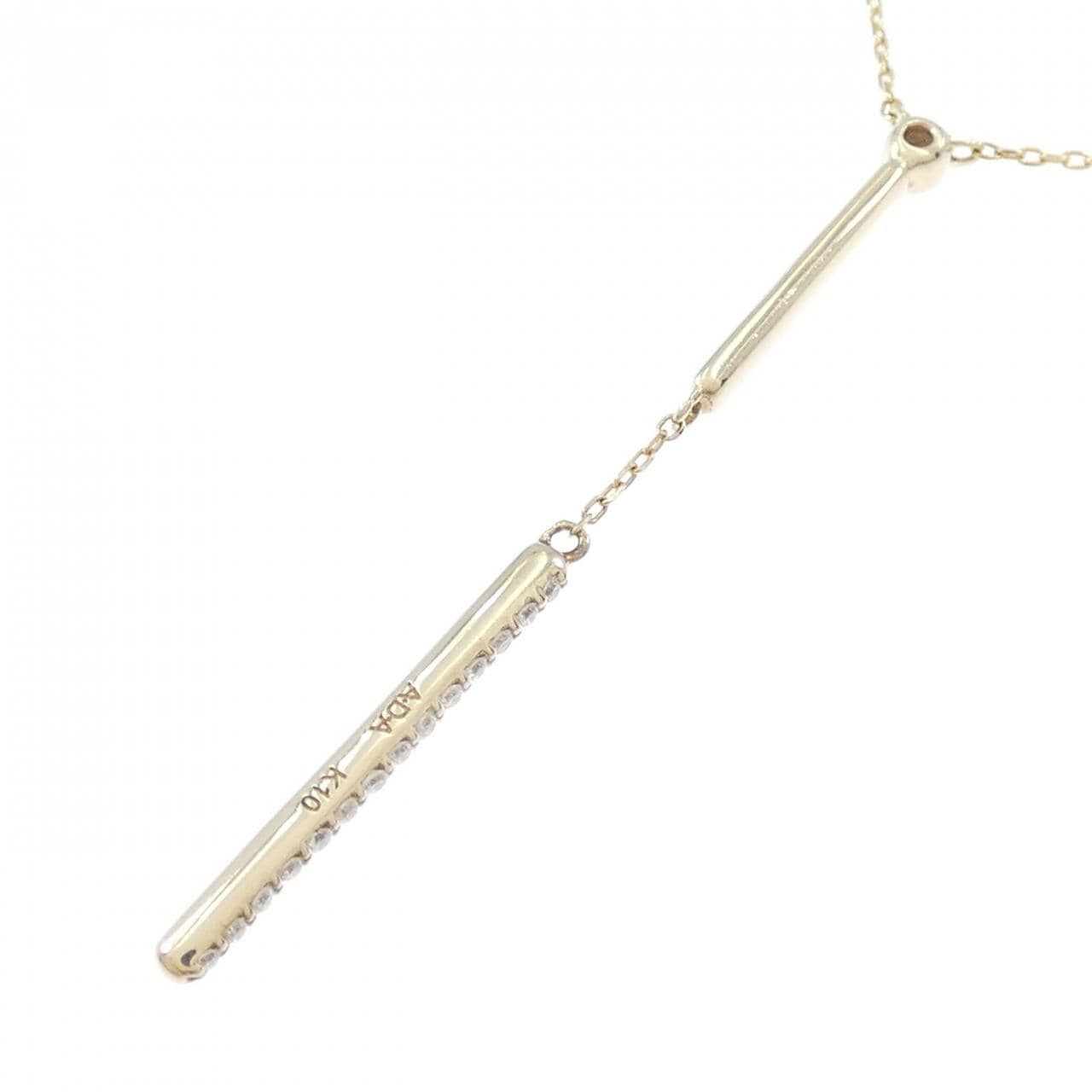 K10YG ダイヤモンド ネックレス 0.08CT