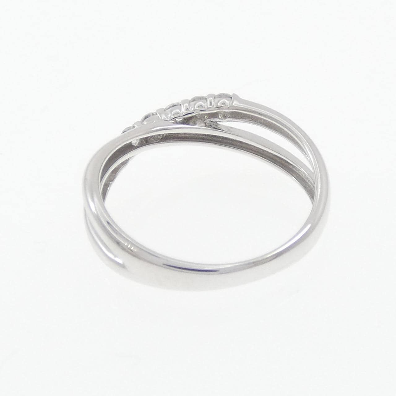 K10WG ダイヤモンド リング 0.19CT