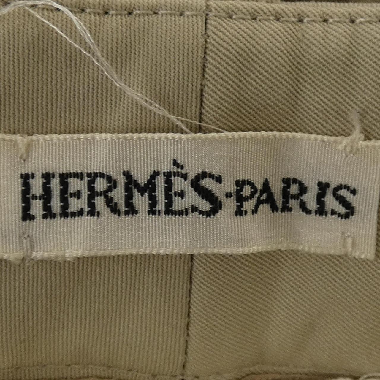【ヴィンテージ】エルメス HERMES Hボタン フロントジップ パンツ