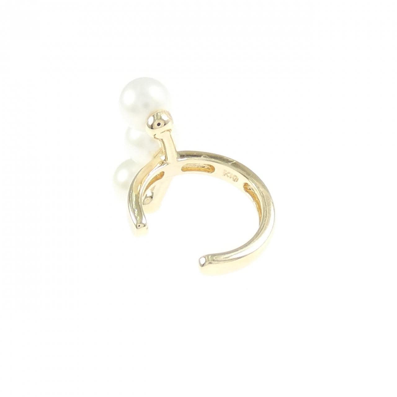 K10YG 淡水パール イヤーカフ