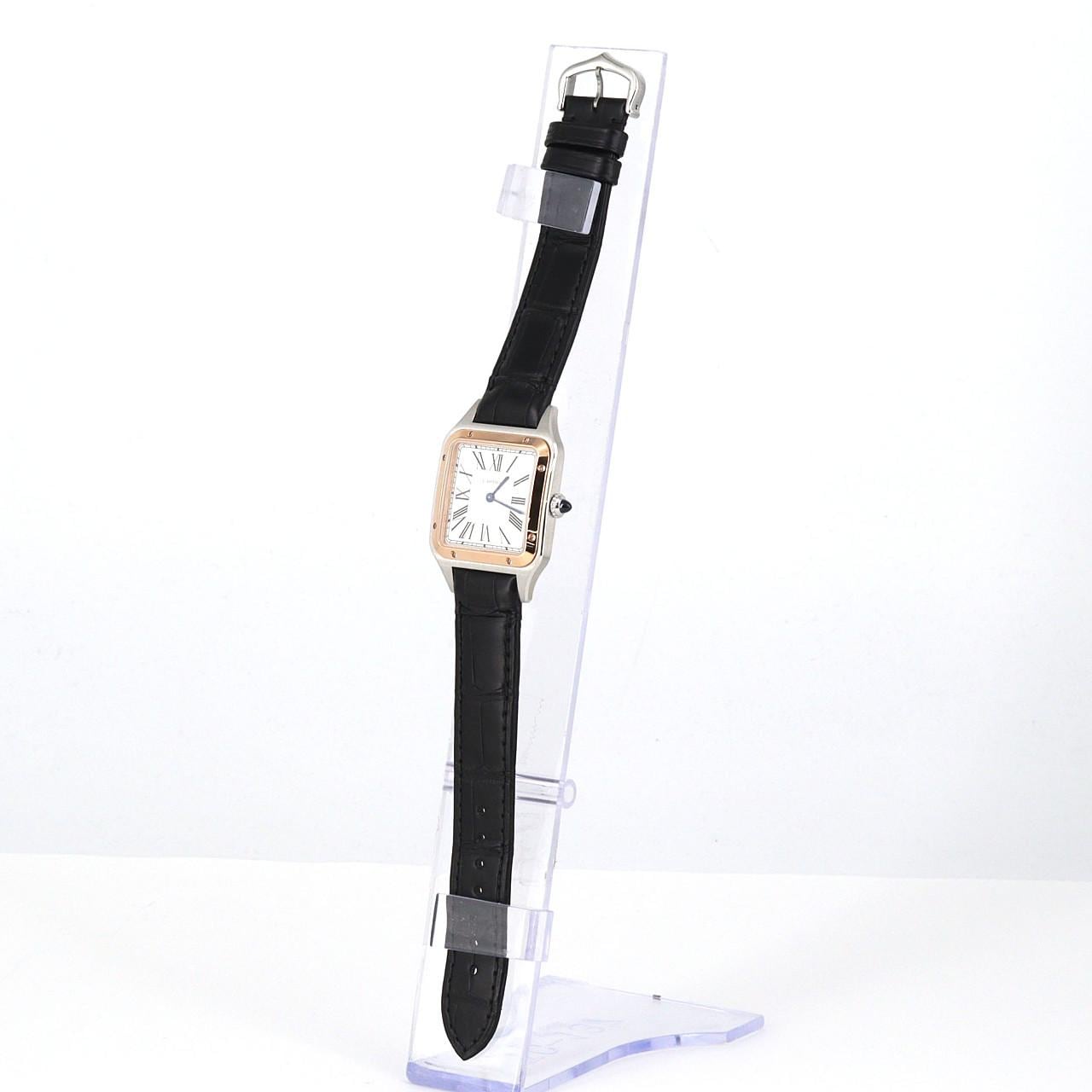 カルティエ サントスデュモンLM PGコンビ W2SA0037 SSxPG クォーツ