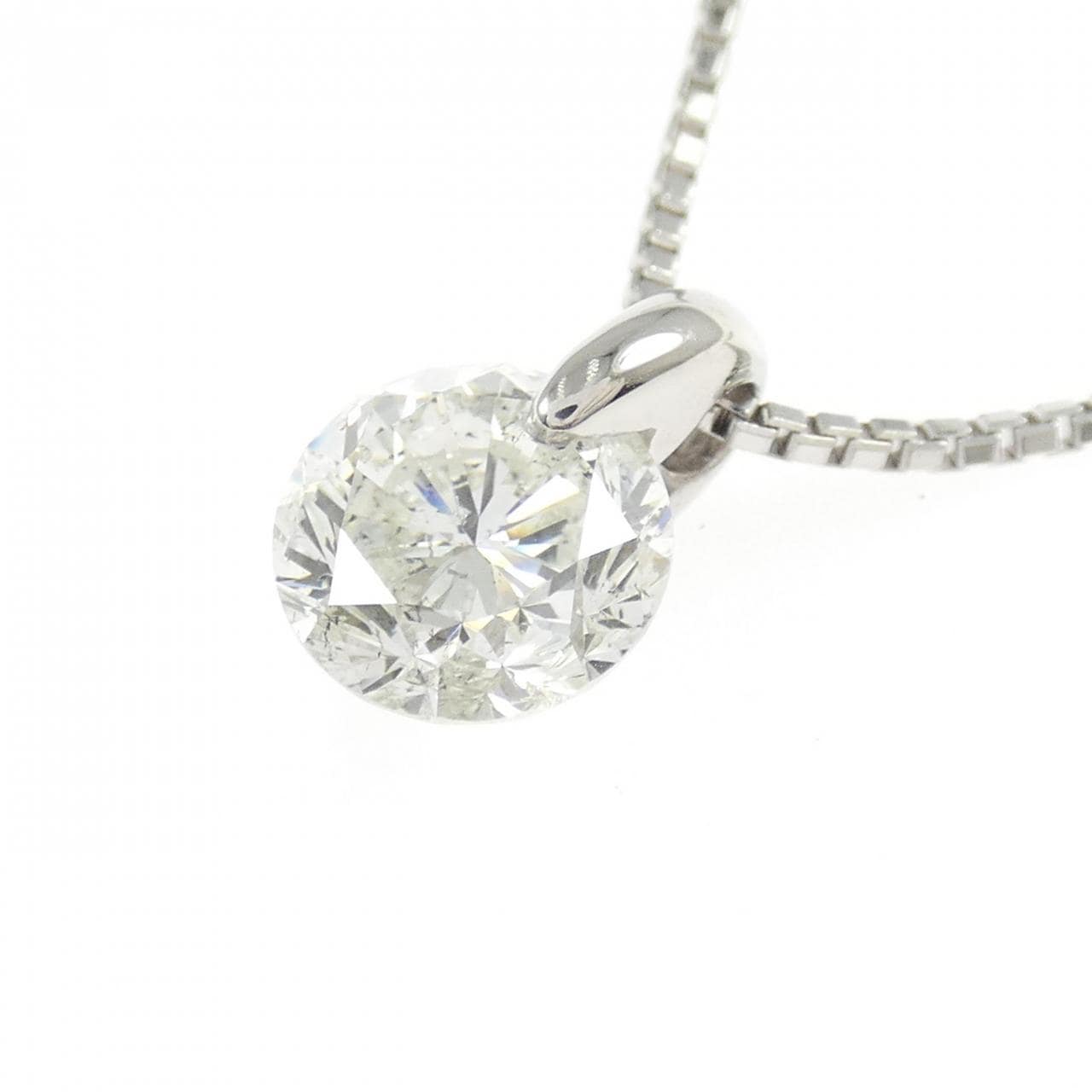 PT900/PT850 ソリティア ダイヤモンド ネックレス 2.204CT