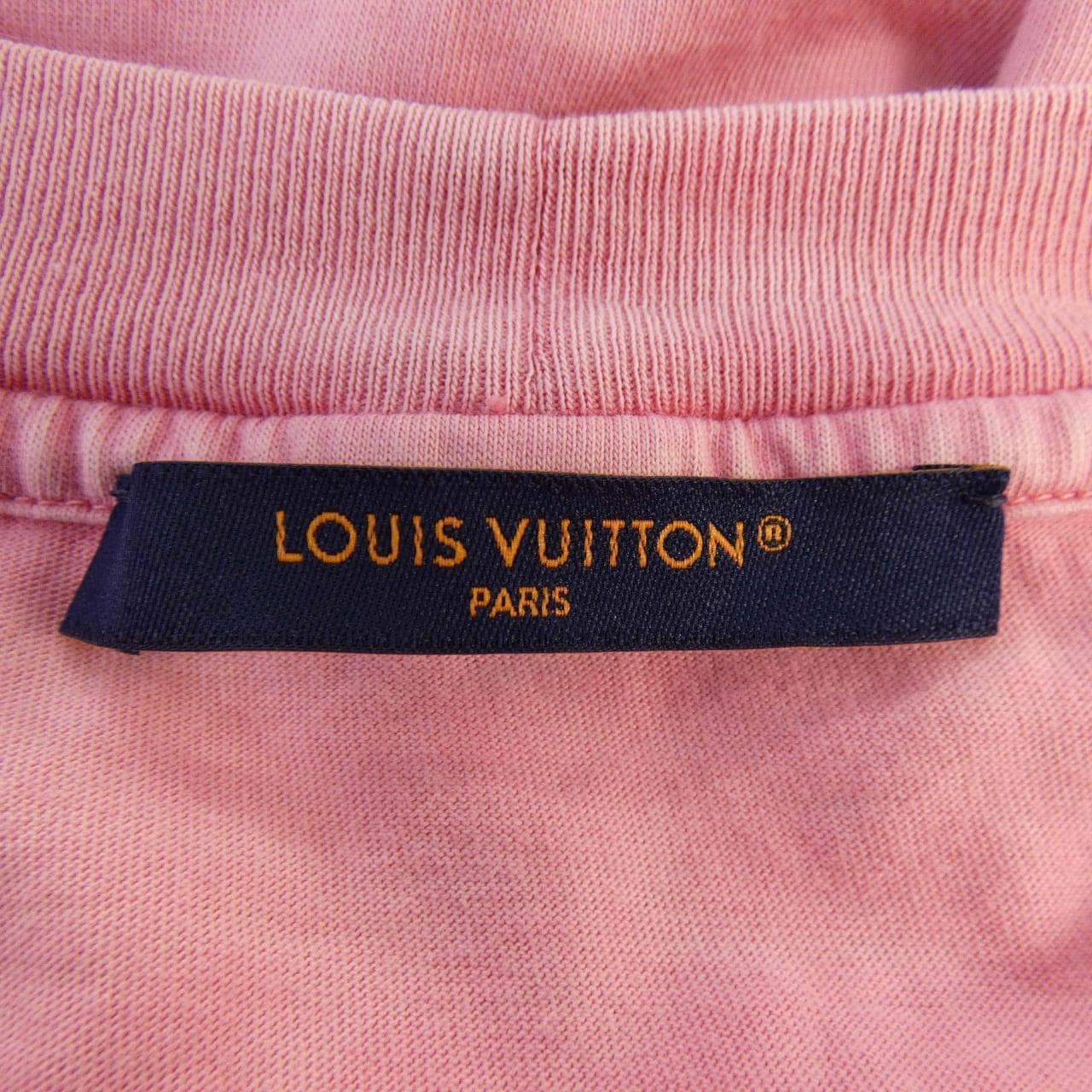 ルイヴィトン LOUIS VUITTON ウォッシュドリブTシャツ HTY22WFG1 Tシャツ