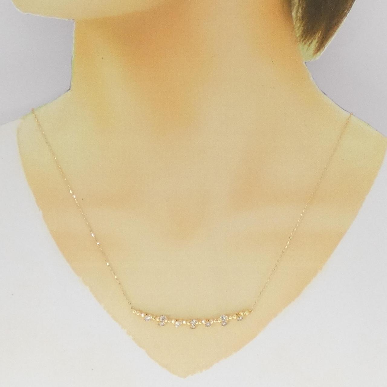 K18YG ダイヤモンド ネックレス 0.80CT