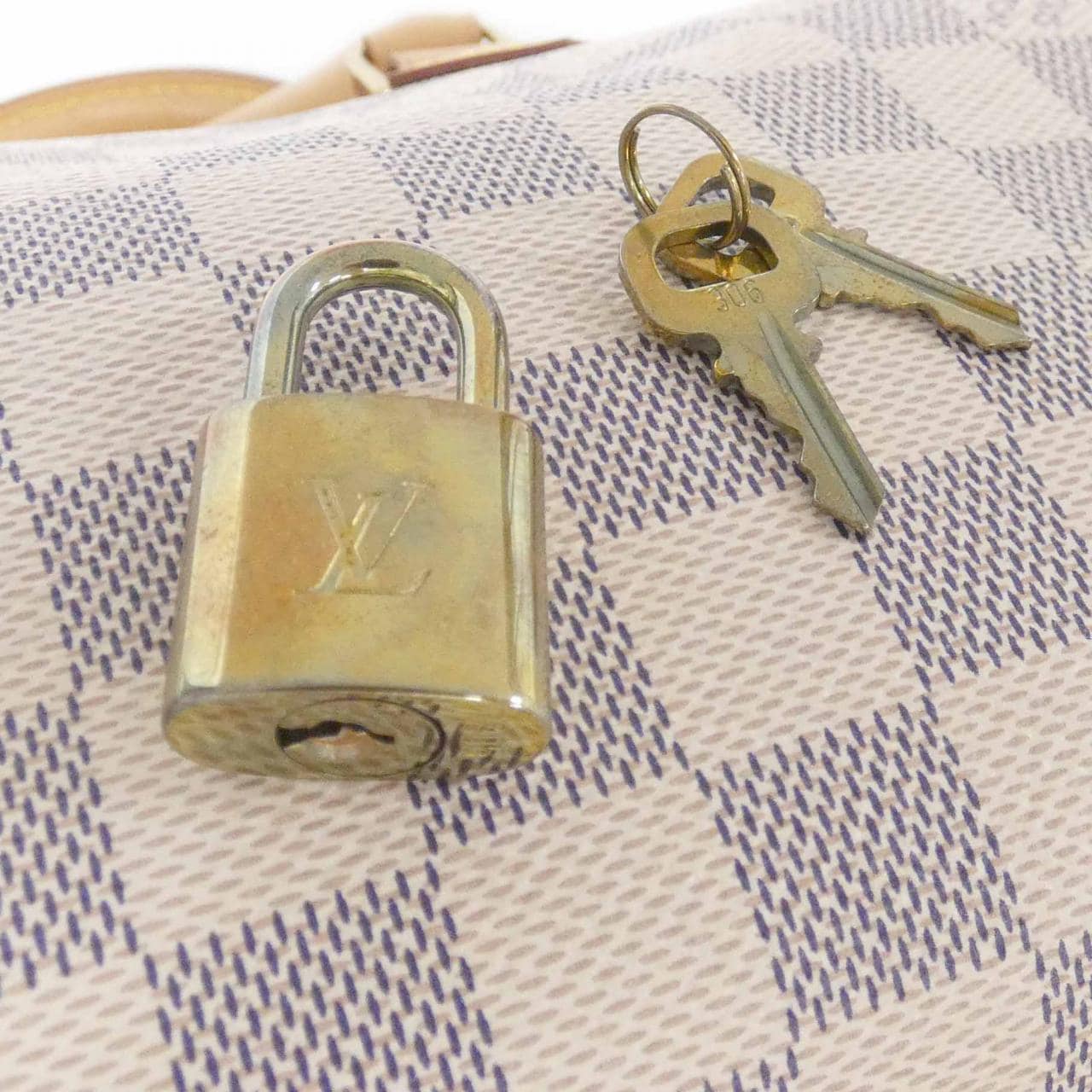 ルイヴィトン ダミエ アズール スピーディ バンドリエール 25cm N40608 ボストンバッグ